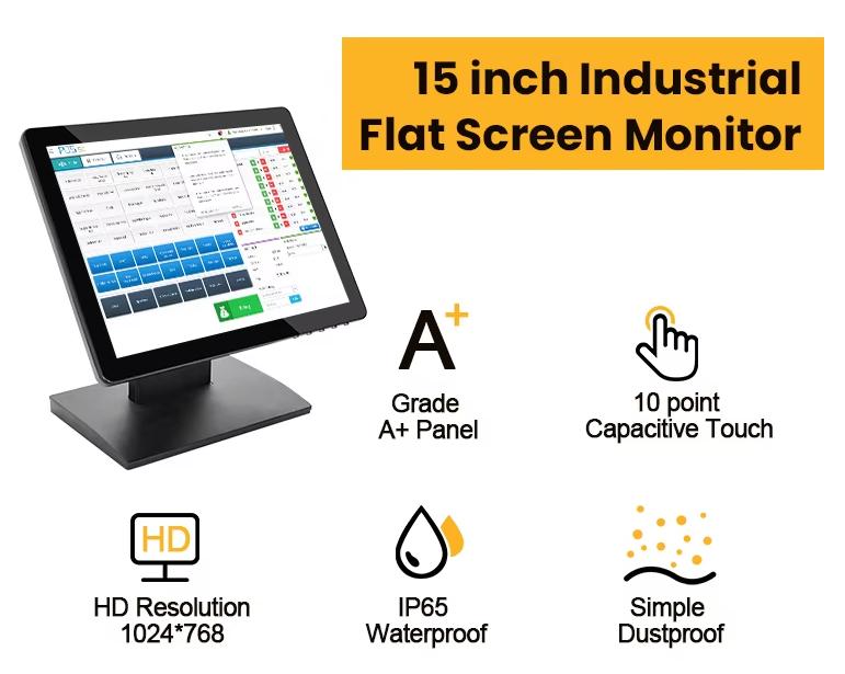 15 inch Industrial Flat Screen Monitor