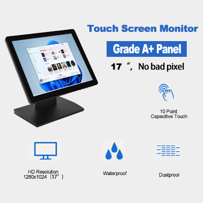 17 Inch True Flat Touch Screen Monitor