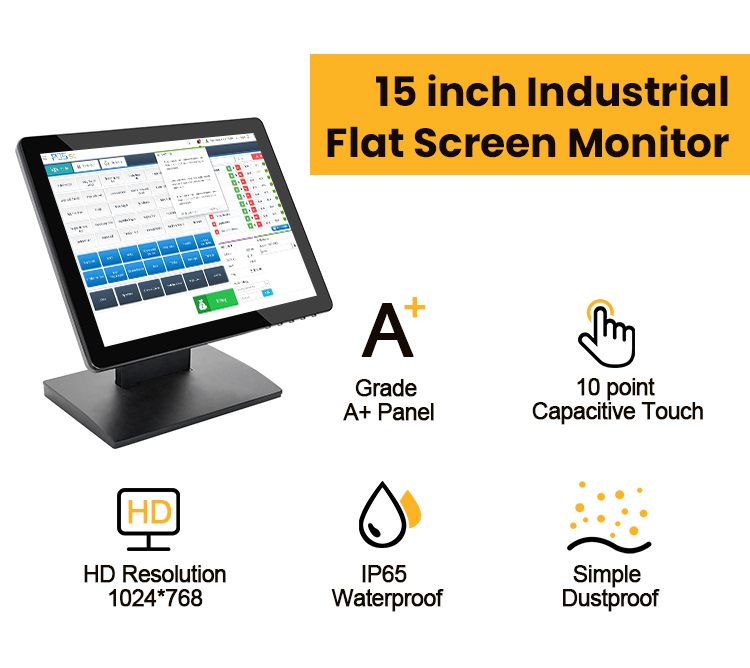 15 Inch Industrial Flat Screen Monitor