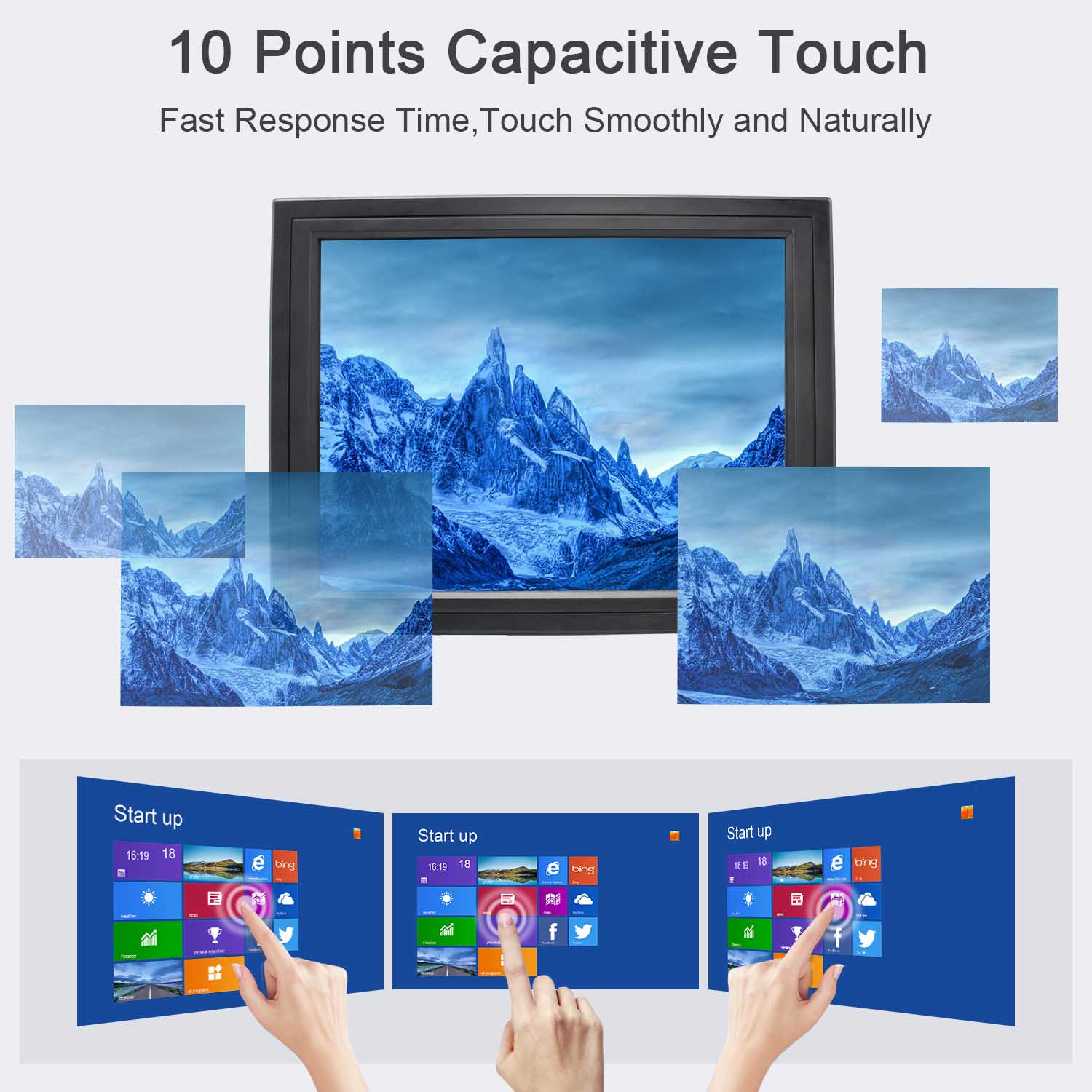 15 inch touch screen monitor